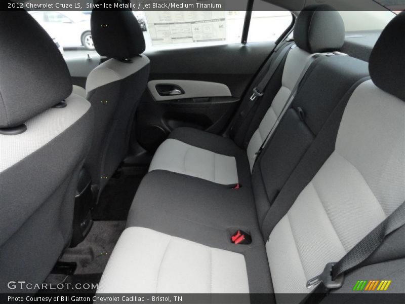 Silver Ice Metallic / Jet Black/Medium Titanium 2012 Chevrolet Cruze LS
