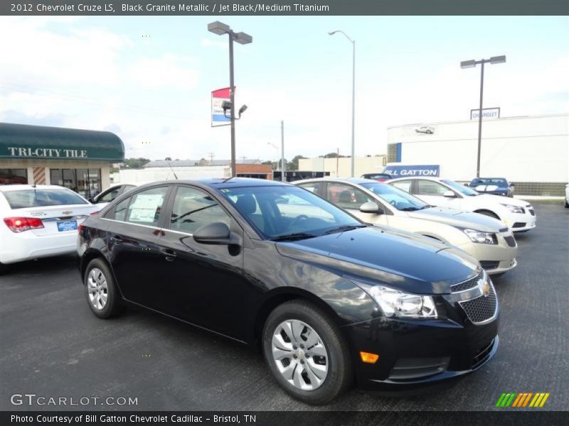 Black Granite Metallic / Jet Black/Medium Titanium 2012 Chevrolet Cruze LS