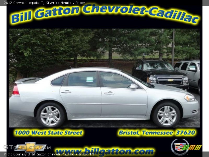 Silver Ice Metallic / Ebony 2012 Chevrolet Impala LT