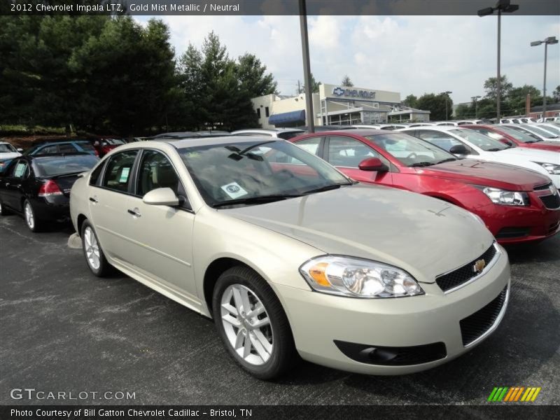Front 3/4 View of 2012 Impala LTZ