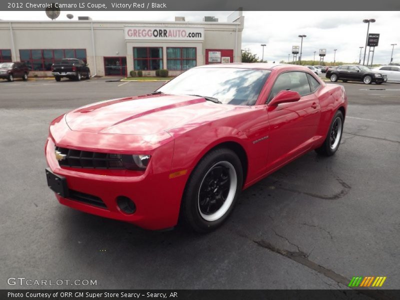 Victory Red / Black 2012 Chevrolet Camaro LS Coupe