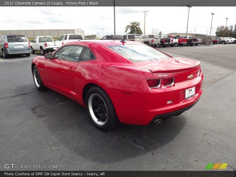 Victory Red / Black 2012 Chevrolet Camaro LS Coupe