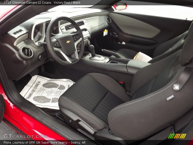  2012 Camaro LS Coupe Black Interior