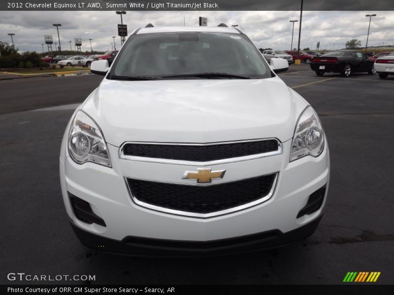 Summit White / Light Titanium/Jet Black 2012 Chevrolet Equinox LT AWD
