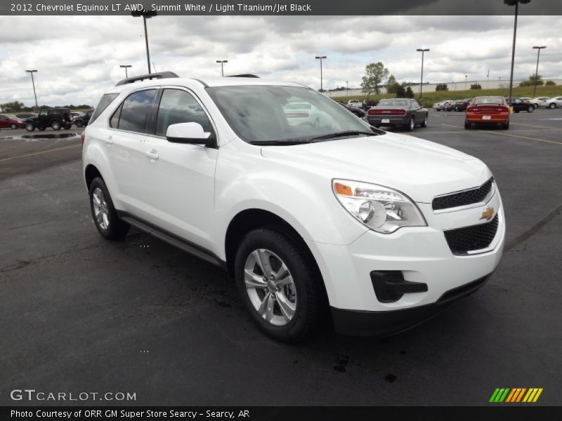 Summit White / Light Titanium/Jet Black 2012 Chevrolet Equinox LT AWD