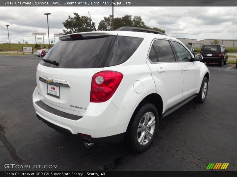 Summit White / Light Titanium/Jet Black 2012 Chevrolet Equinox LT AWD