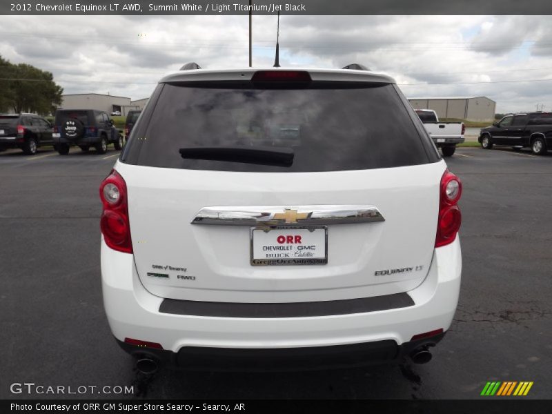 Summit White / Light Titanium/Jet Black 2012 Chevrolet Equinox LT AWD