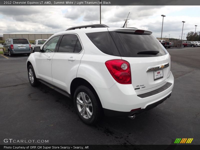 Summit White / Light Titanium/Jet Black 2012 Chevrolet Equinox LT AWD