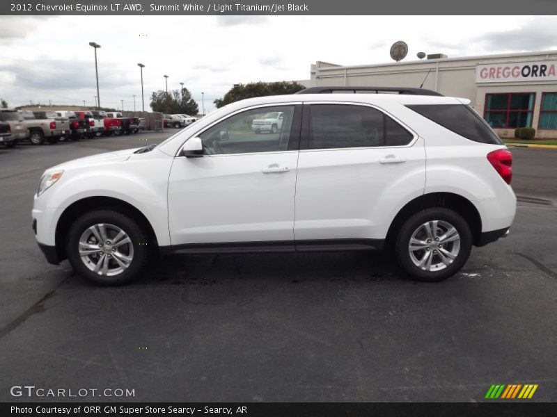 Summit White / Light Titanium/Jet Black 2012 Chevrolet Equinox LT AWD