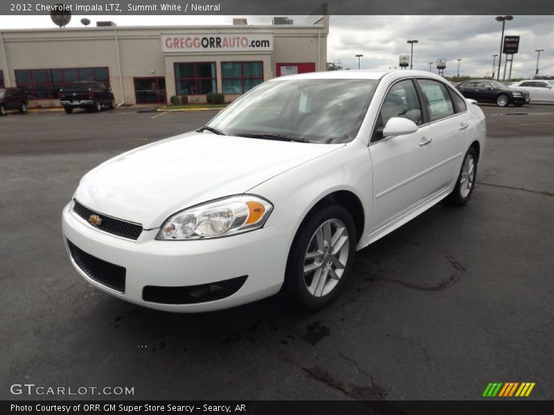Summit White / Neutral 2012 Chevrolet Impala LTZ