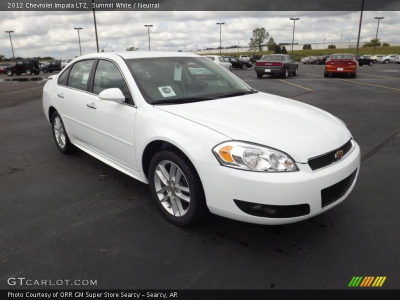 Summit White / Neutral 2012 Chevrolet Impala LTZ