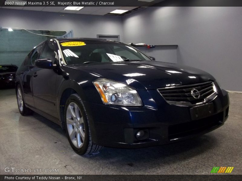 Majestic Blue Metallic / Charcoal 2007 Nissan Maxima 3.5 SE