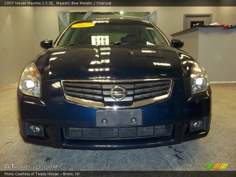 Majestic Blue Metallic / Charcoal 2007 Nissan Maxima 3.5 SE