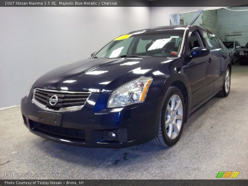 Majestic Blue Metallic / Charcoal 2007 Nissan Maxima 3.5 SE
