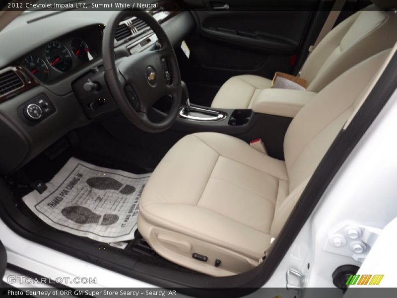 Summit White / Neutral 2012 Chevrolet Impala LTZ