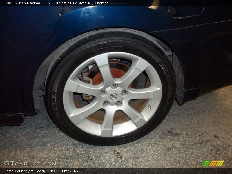 Majestic Blue Metallic / Charcoal 2007 Nissan Maxima 3.5 SE