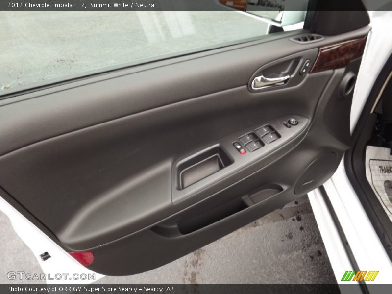 Summit White / Neutral 2012 Chevrolet Impala LTZ