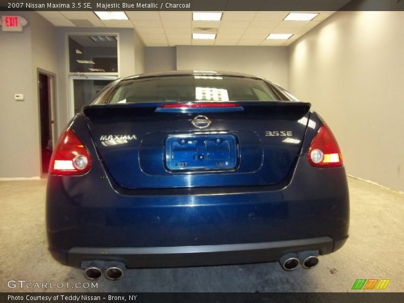 Majestic Blue Metallic / Charcoal 2007 Nissan Maxima 3.5 SE