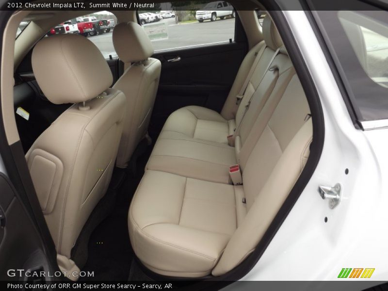Summit White / Neutral 2012 Chevrolet Impala LTZ