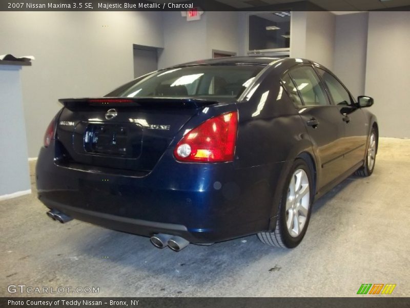 Majestic Blue Metallic / Charcoal 2007 Nissan Maxima 3.5 SE
