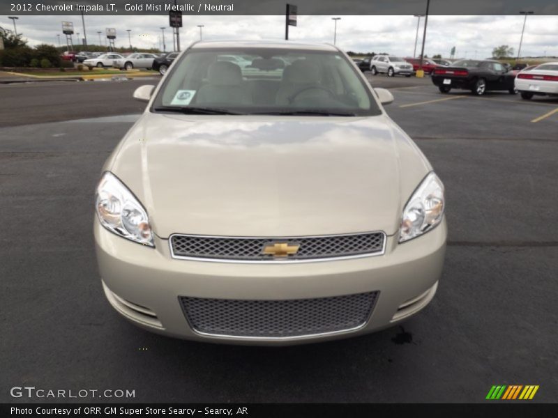 Gold Mist Metallic / Neutral 2012 Chevrolet Impala LT