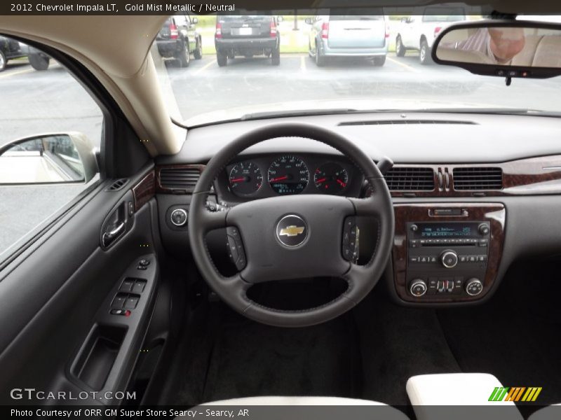 Gold Mist Metallic / Neutral 2012 Chevrolet Impala LT