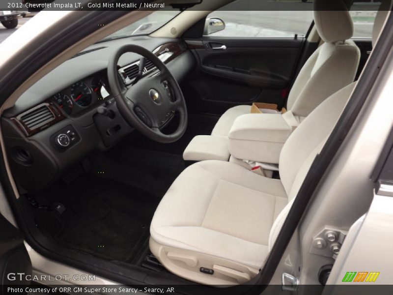 Gold Mist Metallic / Neutral 2012 Chevrolet Impala LT