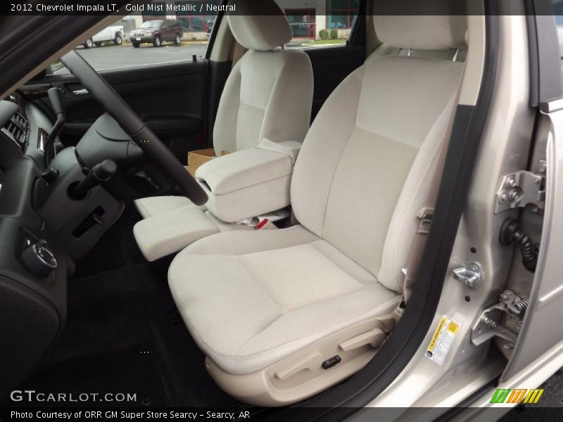 Gold Mist Metallic / Neutral 2012 Chevrolet Impala LT