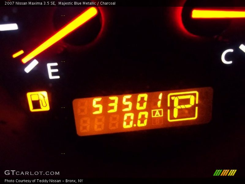 Majestic Blue Metallic / Charcoal 2007 Nissan Maxima 3.5 SE