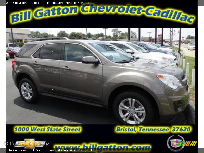 Mocha Steel Metallic / Jet Black 2011 Chevrolet Equinox LT
