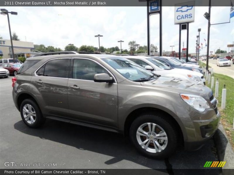 Mocha Steel Metallic / Jet Black 2011 Chevrolet Equinox LT