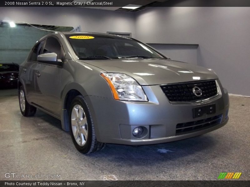 Magnetic Gray / Charcoal/Steel 2008 Nissan Sentra 2.0 SL
