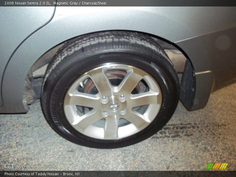 Magnetic Gray / Charcoal/Steel 2008 Nissan Sentra 2.0 SL