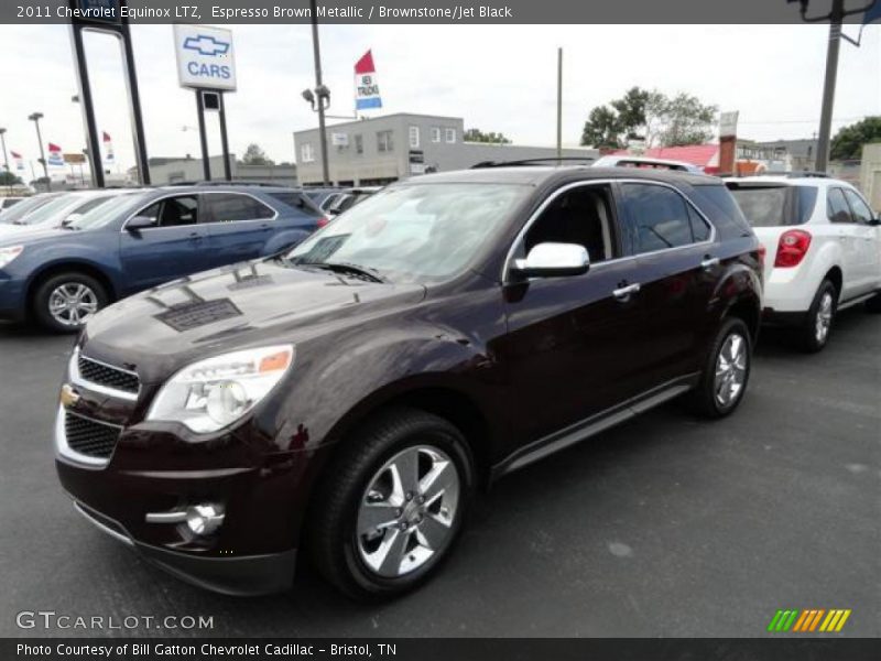 Espresso Brown Metallic / Brownstone/Jet Black 2011 Chevrolet Equinox LTZ