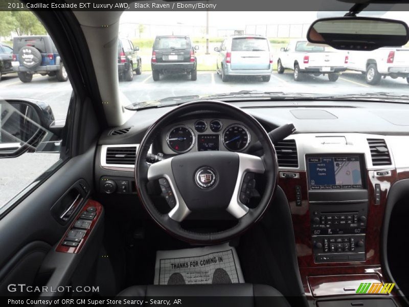 Black Raven / Ebony/Ebony 2011 Cadillac Escalade EXT Luxury AWD