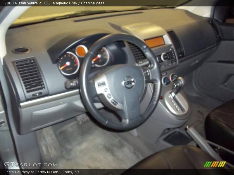 Magnetic Gray / Charcoal/Steel 2008 Nissan Sentra 2.0 SL