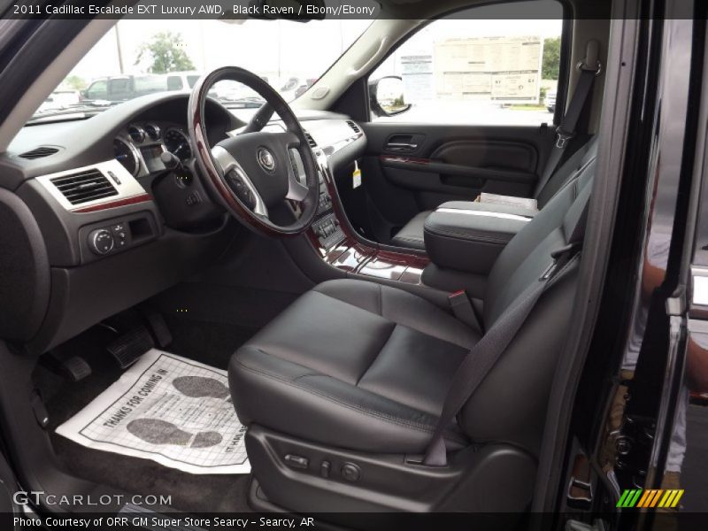 Black Raven / Ebony/Ebony 2011 Cadillac Escalade EXT Luxury AWD