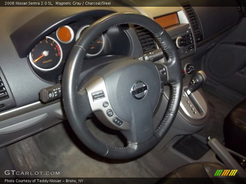 Magnetic Gray / Charcoal/Steel 2008 Nissan Sentra 2.0 SL