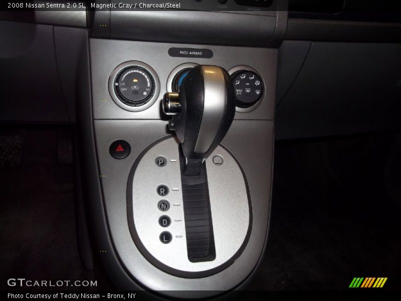 Magnetic Gray / Charcoal/Steel 2008 Nissan Sentra 2.0 SL