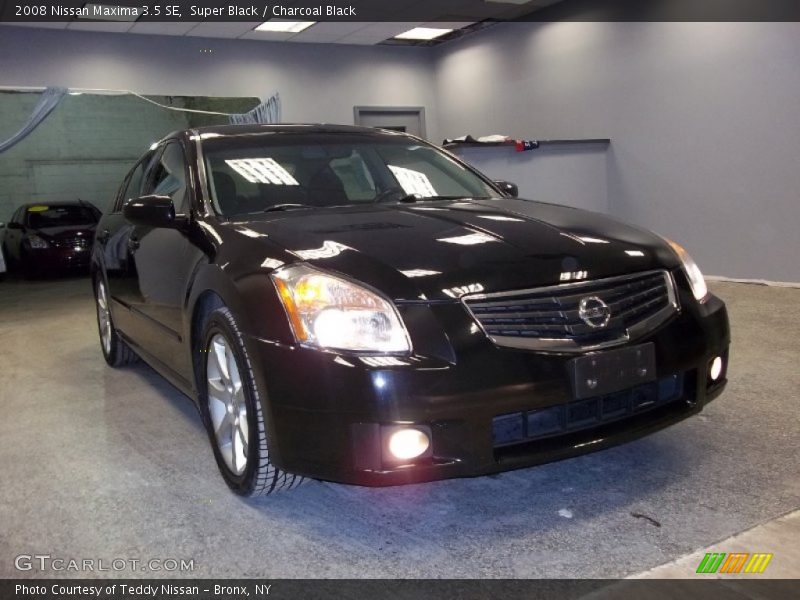 Super Black / Charcoal Black 2008 Nissan Maxima 3.5 SE