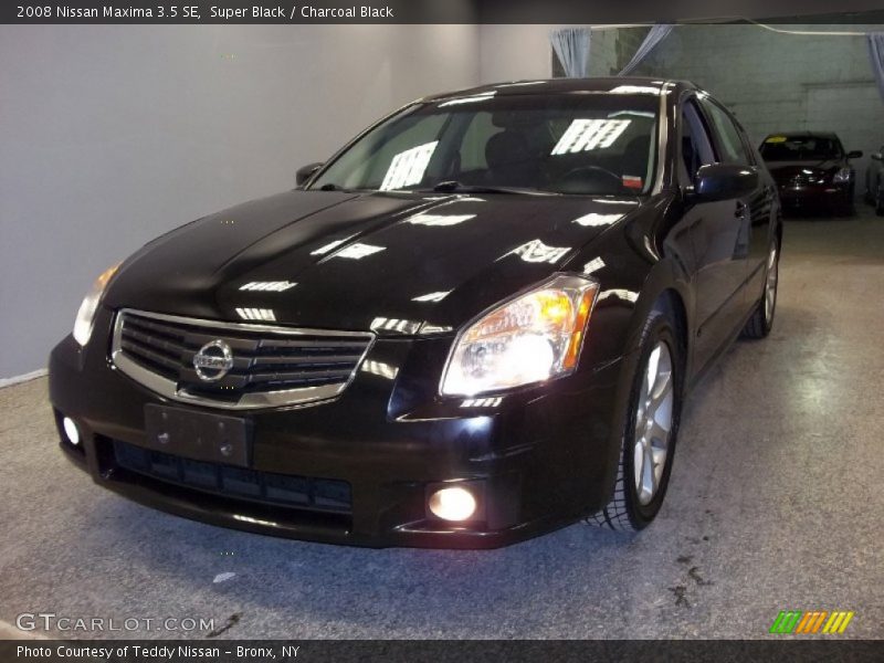 Super Black / Charcoal Black 2008 Nissan Maxima 3.5 SE