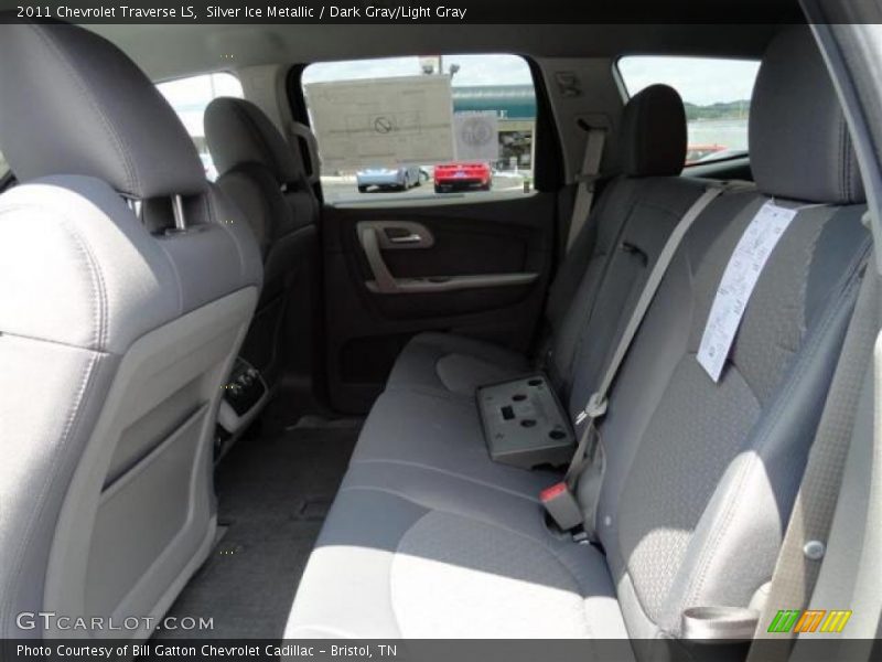 Silver Ice Metallic / Dark Gray/Light Gray 2011 Chevrolet Traverse LS