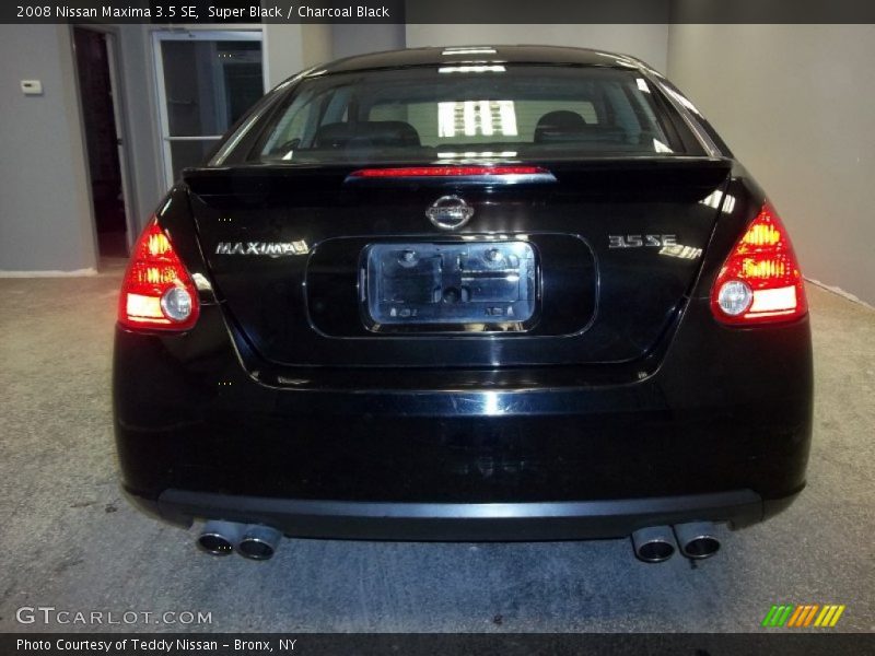 Super Black / Charcoal Black 2008 Nissan Maxima 3.5 SE