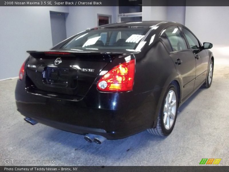 Super Black / Charcoal Black 2008 Nissan Maxima 3.5 SE
