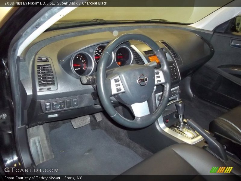 Super Black / Charcoal Black 2008 Nissan Maxima 3.5 SE