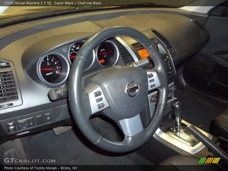 Super Black / Charcoal Black 2008 Nissan Maxima 3.5 SE