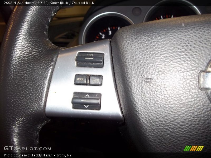 Super Black / Charcoal Black 2008 Nissan Maxima 3.5 SE