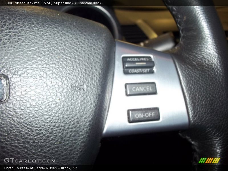 Super Black / Charcoal Black 2008 Nissan Maxima 3.5 SE