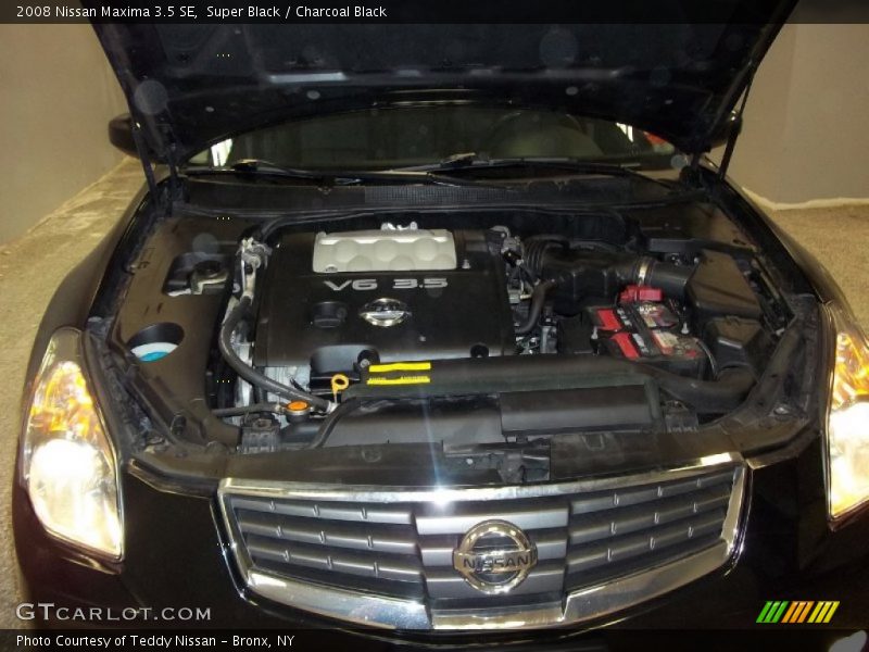 Super Black / Charcoal Black 2008 Nissan Maxima 3.5 SE