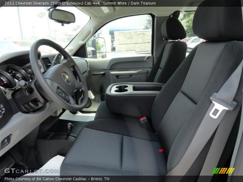 Summit White / Dark Titanium 2011 Chevrolet Silverado 2500HD Extended Cab 4x4